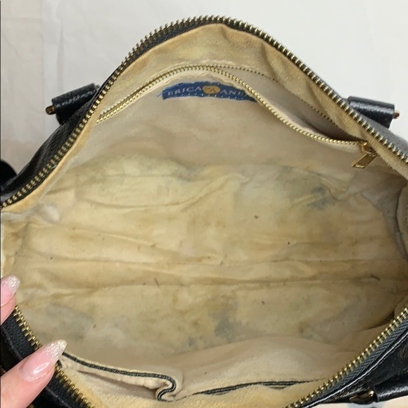 ERICA ANENBERG VENTEUX GENUINE LEATHER BLACK - Picture 6 of 8